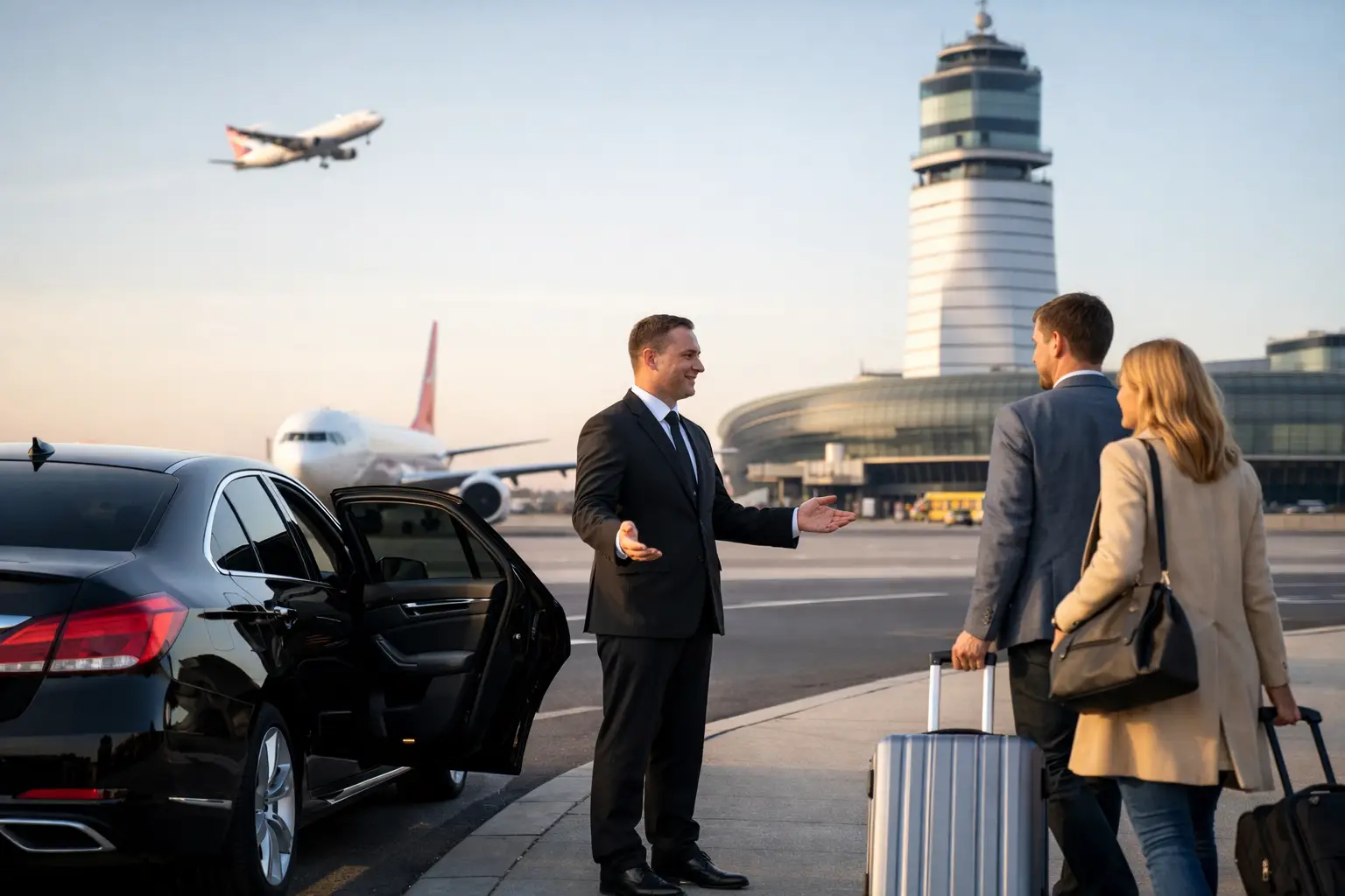 Flughafentransfer Wien Schwechat buchen