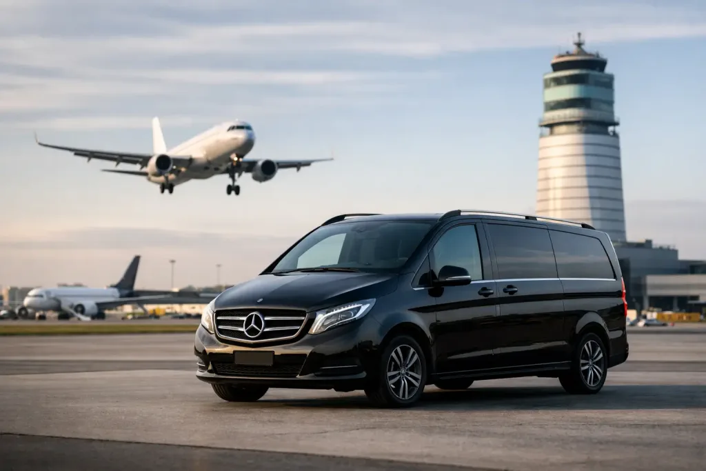 Flugüberwachung Taxi Wien Flughafen erklärt